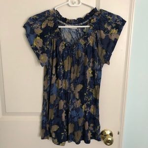 Old Navy Floral Peasant Top